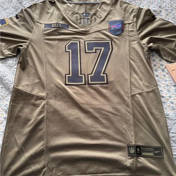 Josh Allen Salute To Service Buffalo Bills Jersey. *PLEASE READ FULL DESCRIPTION - Picture 2 of 5